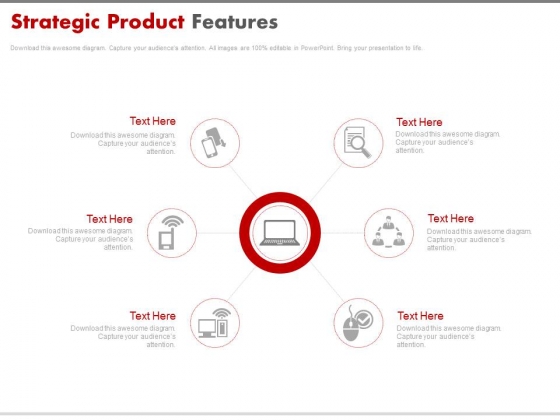 Strategic Product Features Ppt Slides