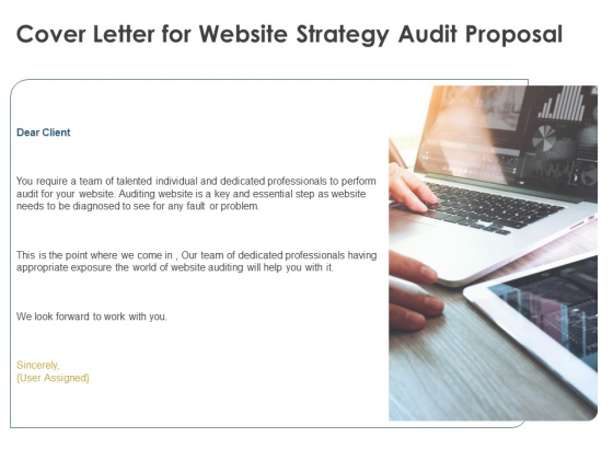 Strategic SEO Audit Cover Letter For Website Strategy Audit Proposal Topics PDF