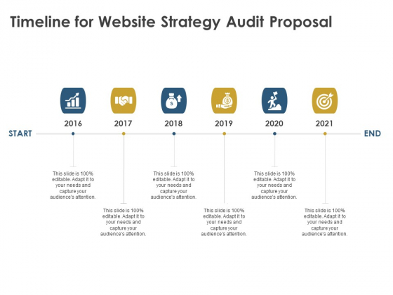 Strategic SEO Audit Timeline For Website Strategy Audit Proposal Introduction PDF