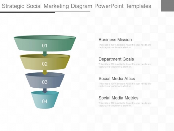 Strategic Social Marketing Diagram Powerpoint Templates