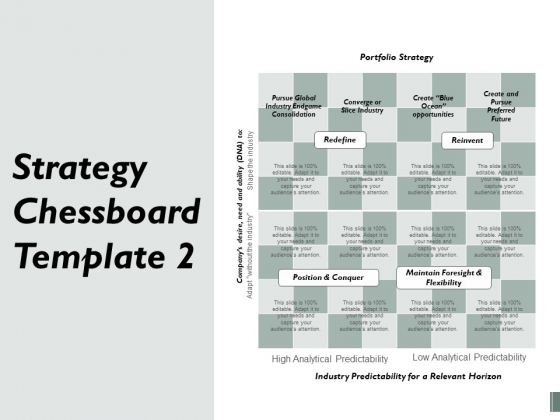 Strategy Chessboard Position And Conquer Converge Or Slice Industry Ppt PowerPoint Presentation Infographic Template Example Introduction