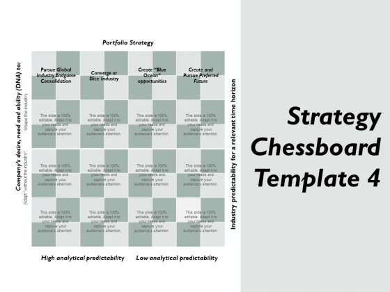 Strategy Chessboard Pursue Global Industry Endgame Consolidation High Analytical Predictability Ppt PowerPoint Presentation Gallery Summary Strategy Chessboard Pursue Global Industry Endgame Consolidation High Analytical Predictability Ppt PowerPoint Presentation Gallery Summary