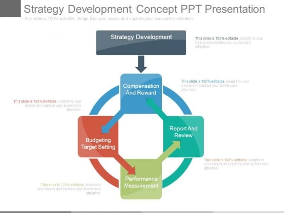 Strategy Development Concept Ppt Presentation