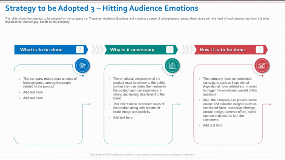 Strategy To Be Adopted 3 Hitting Audience Emotions Download PDF Strategy To Be Adopted 3 Hitting Audience Emotions Download PDF