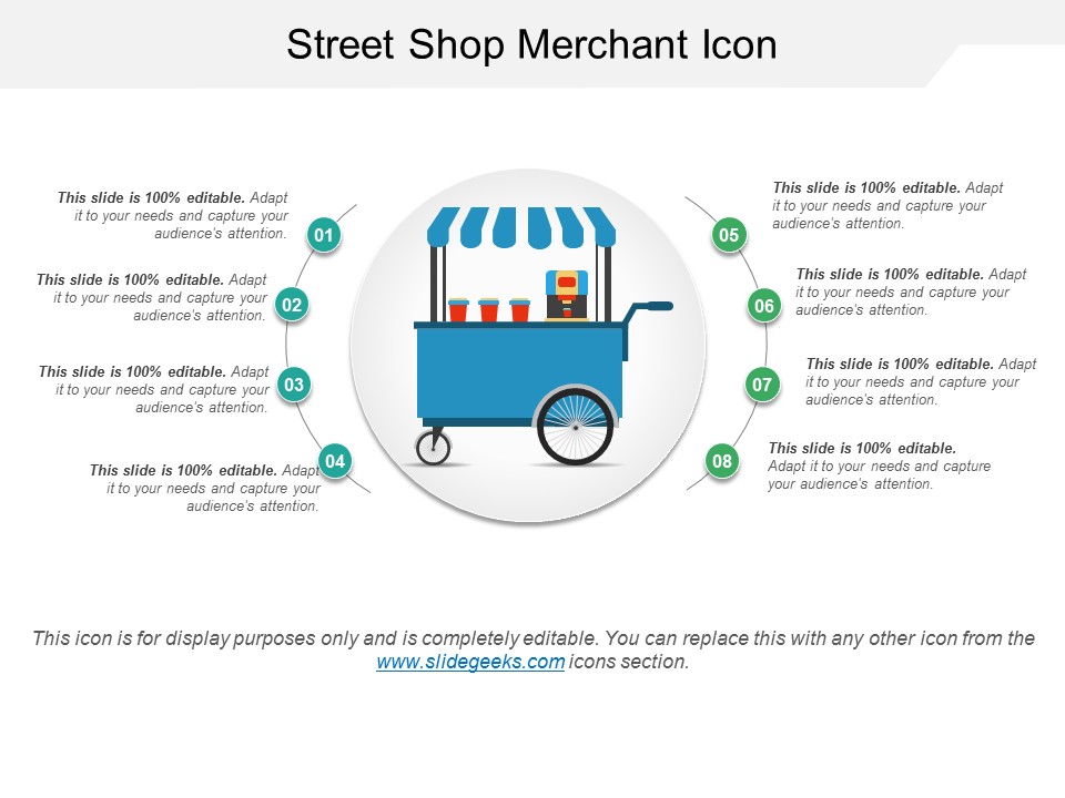 Street Shop Merchant Icon Ppt PowerPoint Presentation Infographics Vector