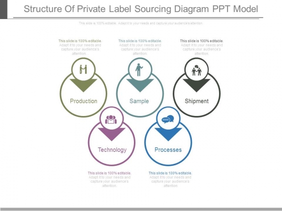Structure Of Private Label Sourcing Diagram Ppt Model Structure Of Private Label Sourcing Diagram Ppt Model