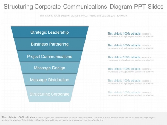 Structuring Corporate Communications Diagram Ppt Slides Structuring Corporate Communications Diagram Ppt Slides