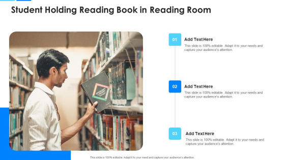 Student Holding Reading Book In Reading Room Portrait PDF Student Holding Reading Book In Reading Room Portrait PDF