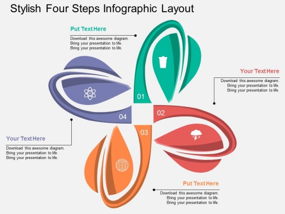 Stylish Four Steps Infographic Layout Powerpoint Template Stylish Four Steps Infographic Layout Powerpoint Template