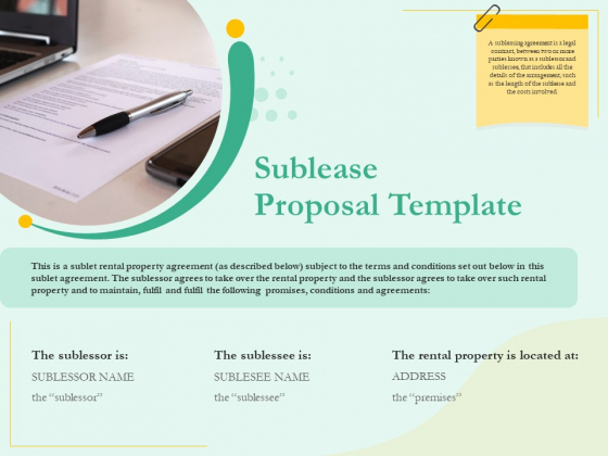 Sublease Agreement Sublease Proposal Template Ppt Portfolio Tips PDF Sublease Agreement Sublease Proposal Template Ppt Portfolio Tips PDF