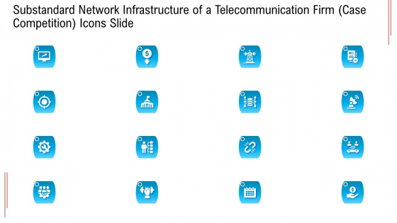 Substandard Network Infrastructure Of A Telecommunication Firm Case Competition Icons Slide Download PDF Substandard Network Infrastructure Of A Telecommunication Firm Case Competition Icons Slide Download PDF