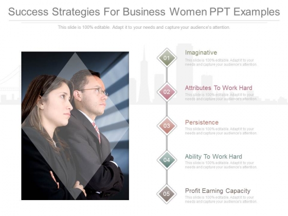 Success Strategies For Business Women Ppt Examples Success Strategies For Business Women Ppt Examples