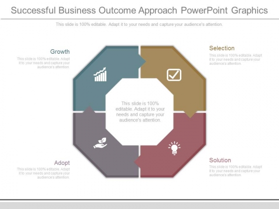Successful Business Outcome Approach Powerpoint Graphics Successful Business Outcome Approach Powerpoint Graphics