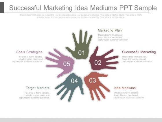 Successful Marketing Idea Mediums Ppt Sample