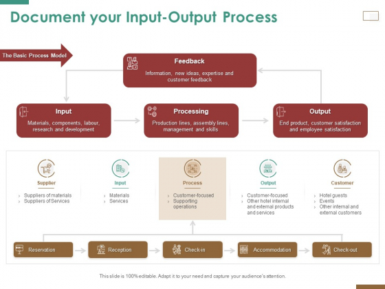 Successful Strategy Implementation Organization Document Your Input Output Process Elements PDF