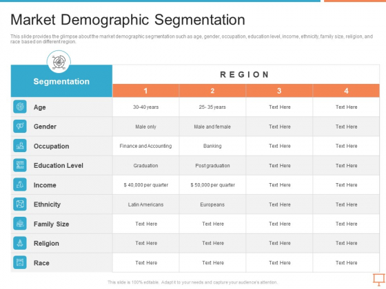 Summary Of Regional Marketing Strategy Market Demographic Segmentation Diagrams PDF Summary Of Regional Marketing Strategy Market Demographic Segmentation Diagrams PDF