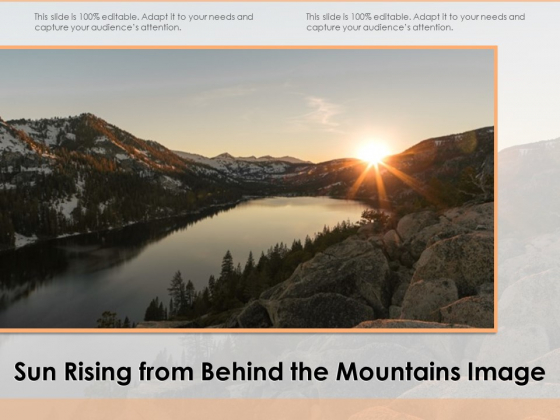 Sun Rising From Behind The Mountains Image Ppt PowerPoint Presentation Layouts Deck PDF Sun Rising From Behind The Mountains Image Ppt PowerPoint Presentation Layouts Deck PDF