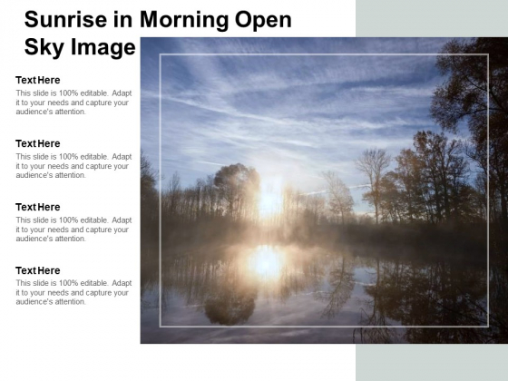 Sunrise In Morning Open Sky Image Ppt Powerpoint Presentation Pictures Topics