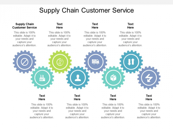 Supply Chain Customer Service Ppt PowerPoint Presentation Professional Slide Download Cpb