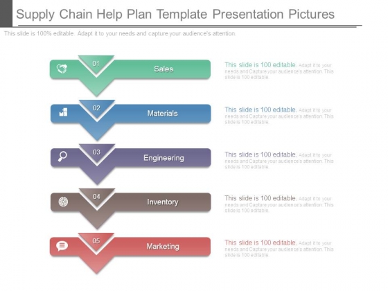 Supply Chain Help Plan Template Presentation Pictures