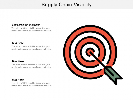 Supply Chain Visibility Ppt PowerPoint Presentation Ideas Pictures Cpb