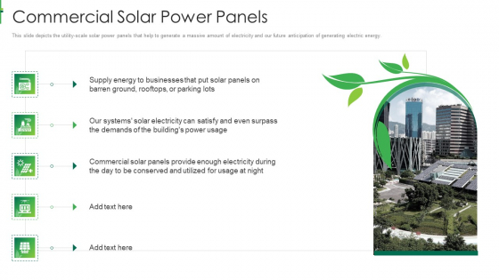 Sustainable Energy Commercial Solar Power Panels Guidelines PDF