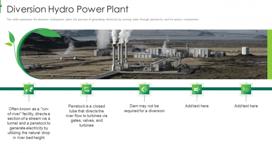Sustainable Energy Diversion Hydro Power Plant Elements PDF