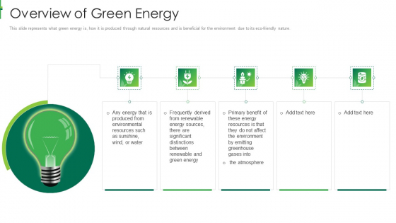 Sustainable Energy Overview Of Green Energy Ideas PDF