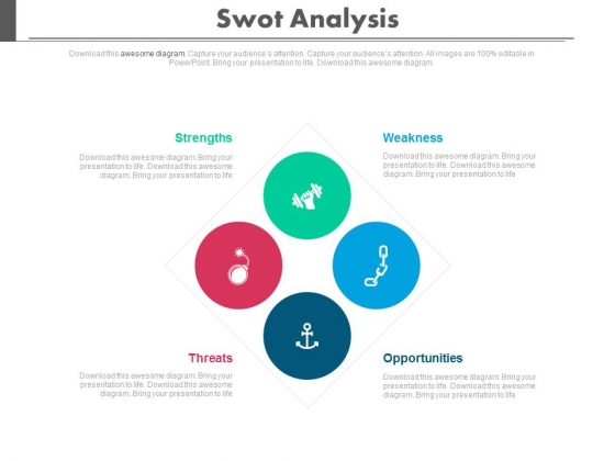 swot analysis diagram for business powerpoint template swot analysis diagram template