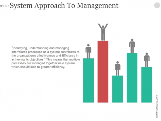System Approach To Management Ppt PowerPoint Presentation Summary 