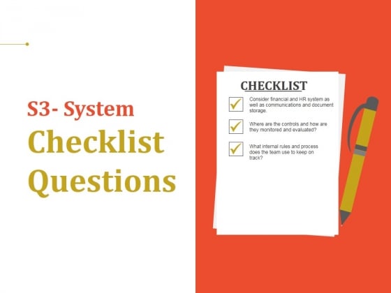 System Checklist Questions Ppt PowerPoint Presentation Slides Infographics System Checklist Questions Ppt PowerPoint Presentation Slides Infographics