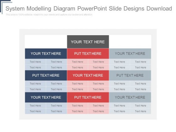 System Modelling Diagram Powerpoint Slide Designs Download - PowerPoint ...