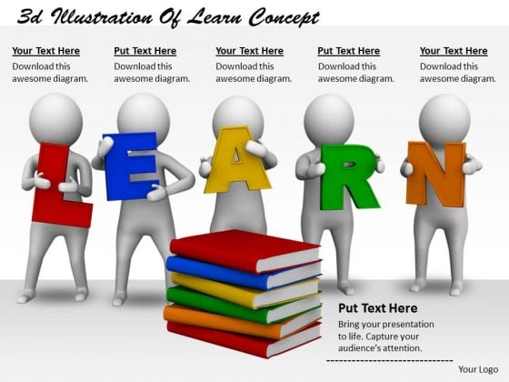 Sales Concepts 3d Illustration Of Learn Character Modeling Sales Concepts 3d Illustration Of Learn Character Modeling