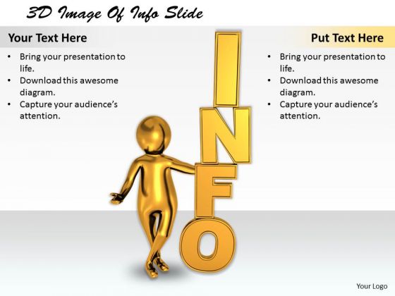 Sales Concepts 3d Image Of Info Slide Characters Sales Concepts 3d Image Of Info Slide Characters