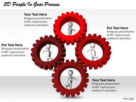 Sales Concepts 3d People In Gear Process Character Models Sales Concepts 3d People In Gear Process Character Models