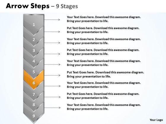 Sales Ppt Template Green And Orange Arrow 9 Stages Business Communication PowerPoint 7 Design Sales Ppt Template Green And Orange Arrow 9 Stages Business Communication PowerPoint 7 Design