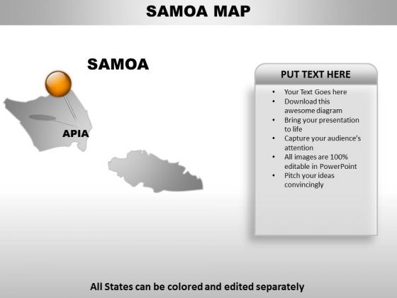 Samoa Country PowerPoint Maps Samoa Country PowerPoint Maps