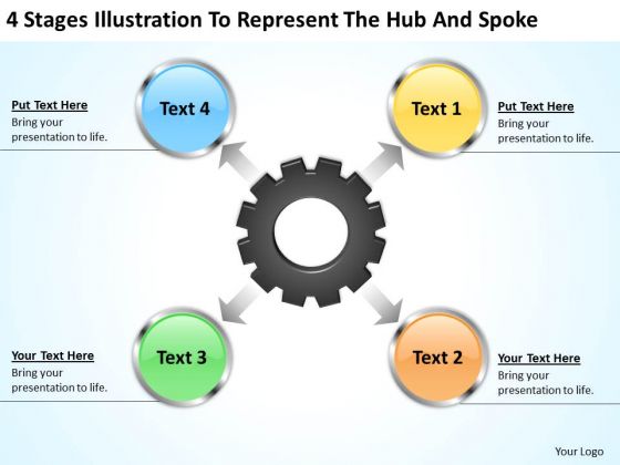 Sample Business PowerPoint Presentation To Represent The Hub And Spoke Slides Sample Business PowerPoint Presentation To Represent The Hub And Spoke Slides