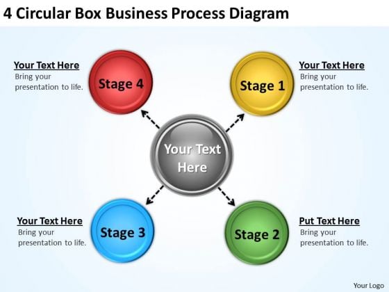 Sample Business Process Flow Diagram PowerPoint Templates - PowerPoint ...