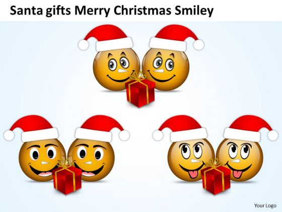 Santa Gifts On Christmas Eve Smileys Joy Peace PowerPoint Templates Santa Gifts On Christmas Eve Smileys Joy Peace PowerPoint Templates