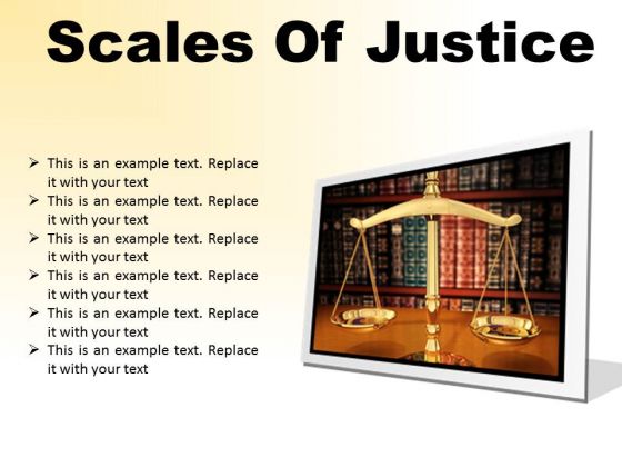 Scales Of Justice Law PowerPoint Presentation Slides F Scales Of Justice Law PowerPoint Presentation Slides F