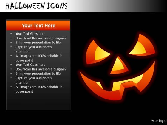 Scary Halloween Icons PowerPoint Slides And Ppt Diagram Templates Scary Halloween Icons PowerPoint Slides And Ppt Diagram Templates