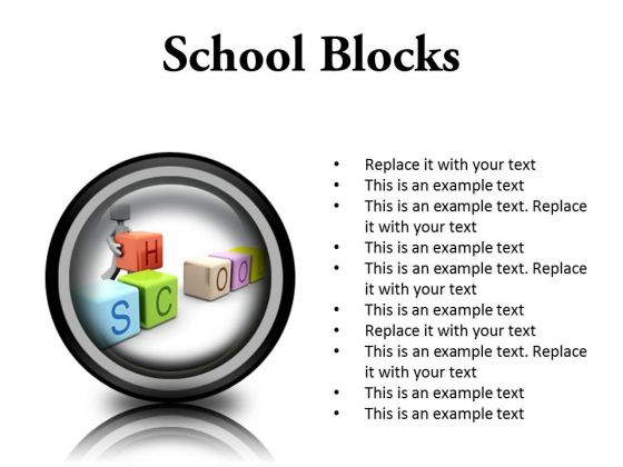 School Blocks Education PowerPoint Presentation Slides Cc School Blocks Education PowerPoint Presentation Slides Cc