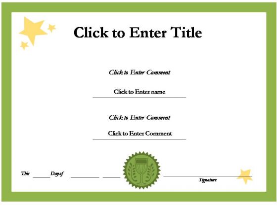 School Success Certificate PowerPoint Templates