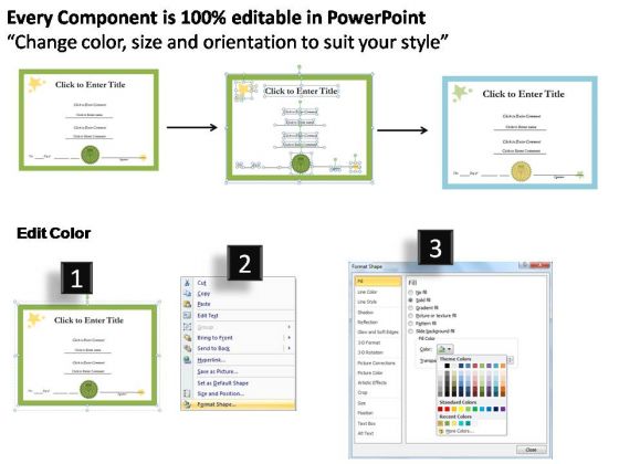 School Success Certificate PowerPoint Templates compatible aesthatic