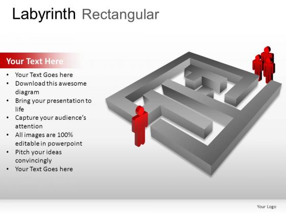 Segment Labyrinth Rectangular PowerPoint Slides And Ppt Diagram Templates Segment Labyrinth Rectangular PowerPoint Slides And Ppt Diagram Templates