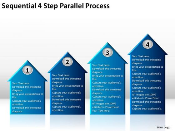 Sequential 4 Step Parallel Process Business Plan Consultant PowerPoint Slides Sequential 4 Step Parallel Process Business Plan Consultant PowerPoint Slides