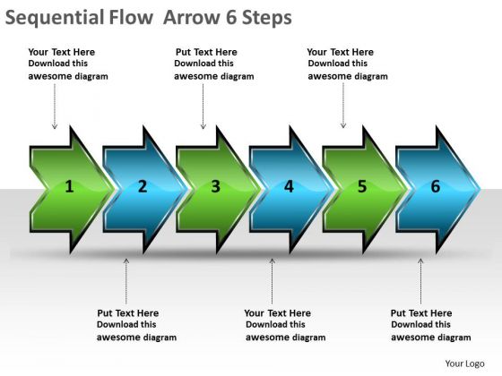 Sequential Flow Arrow 6 Steps Production Charts PowerPoint Templates Sequential Flow Arrow 6 Steps Production Charts PowerPoint Templates