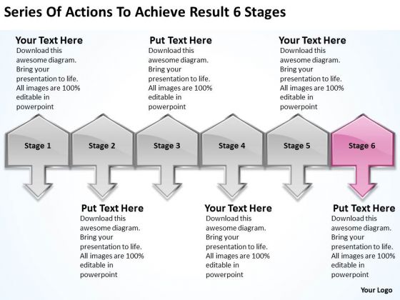Series Of Actions To Achieve Result 6 Stages Ppt Business Proposals Examples PowerPoint Slides Series Of Actions To Achieve Result 6 Stages Ppt Business Proposals Examples PowerPoint Slides