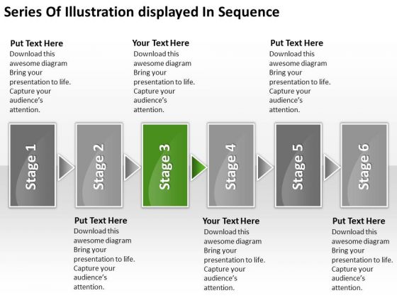 Series Of Illustration Displayed In Sequence Sample Business Plan Outline PowerPoint Slides Series Of Illustration Displayed In Sequence Sample Business Plan Outline PowerPoint Slides